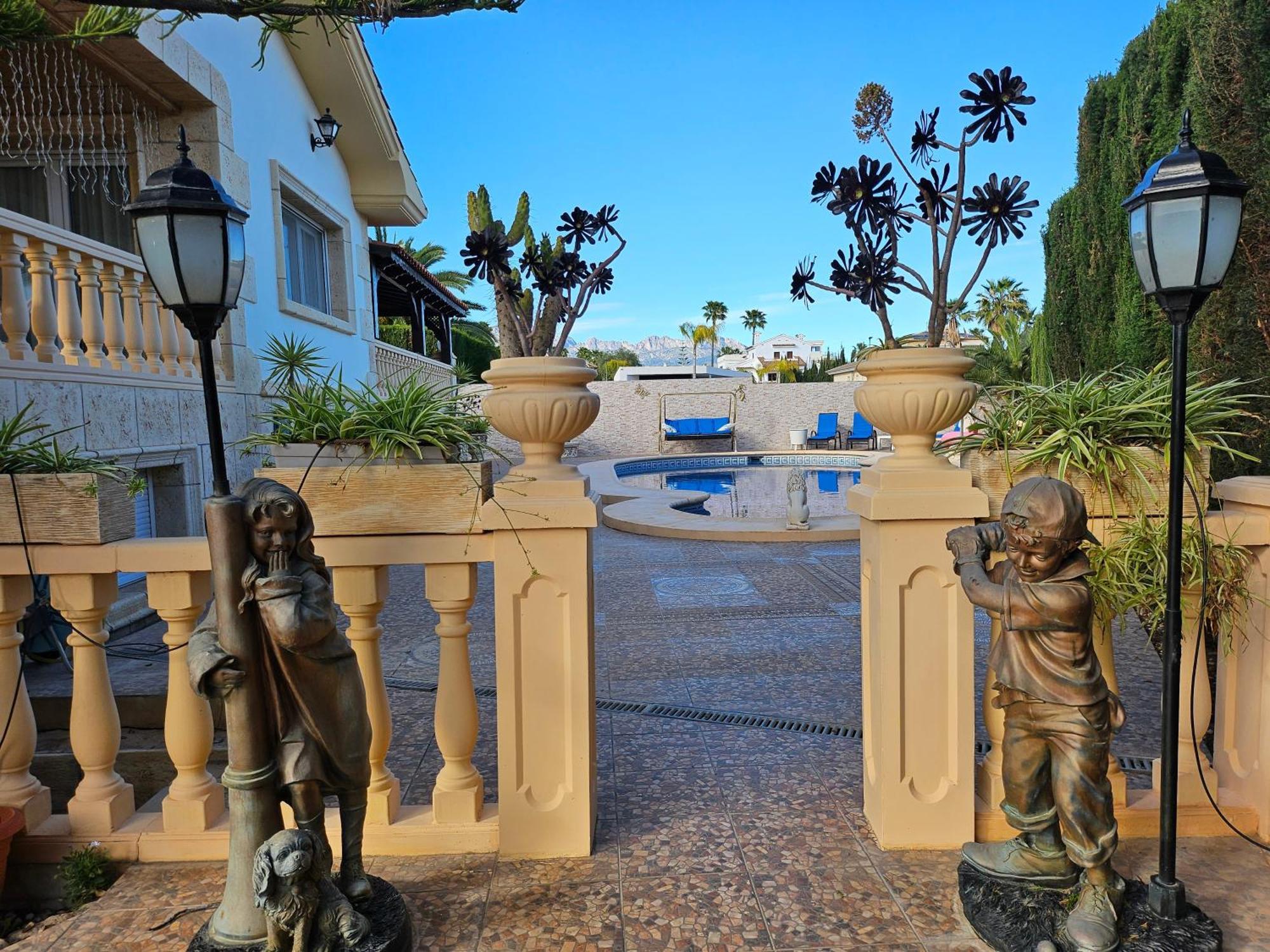 Villa Tres Palmeras muy cerca de Albir y Benidorm L'Alfas del Pi Exterior foto